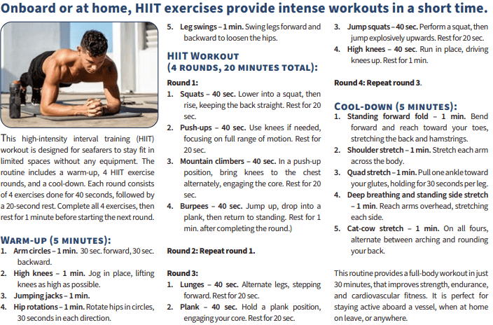 30 minute HIIT workout routine