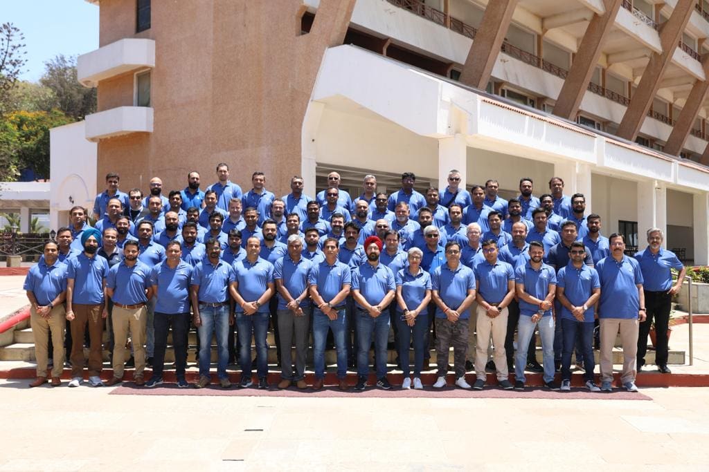 Crewcials Seminar Group Photo - Puja and her fellow colleagues at Scorpio Marine Management