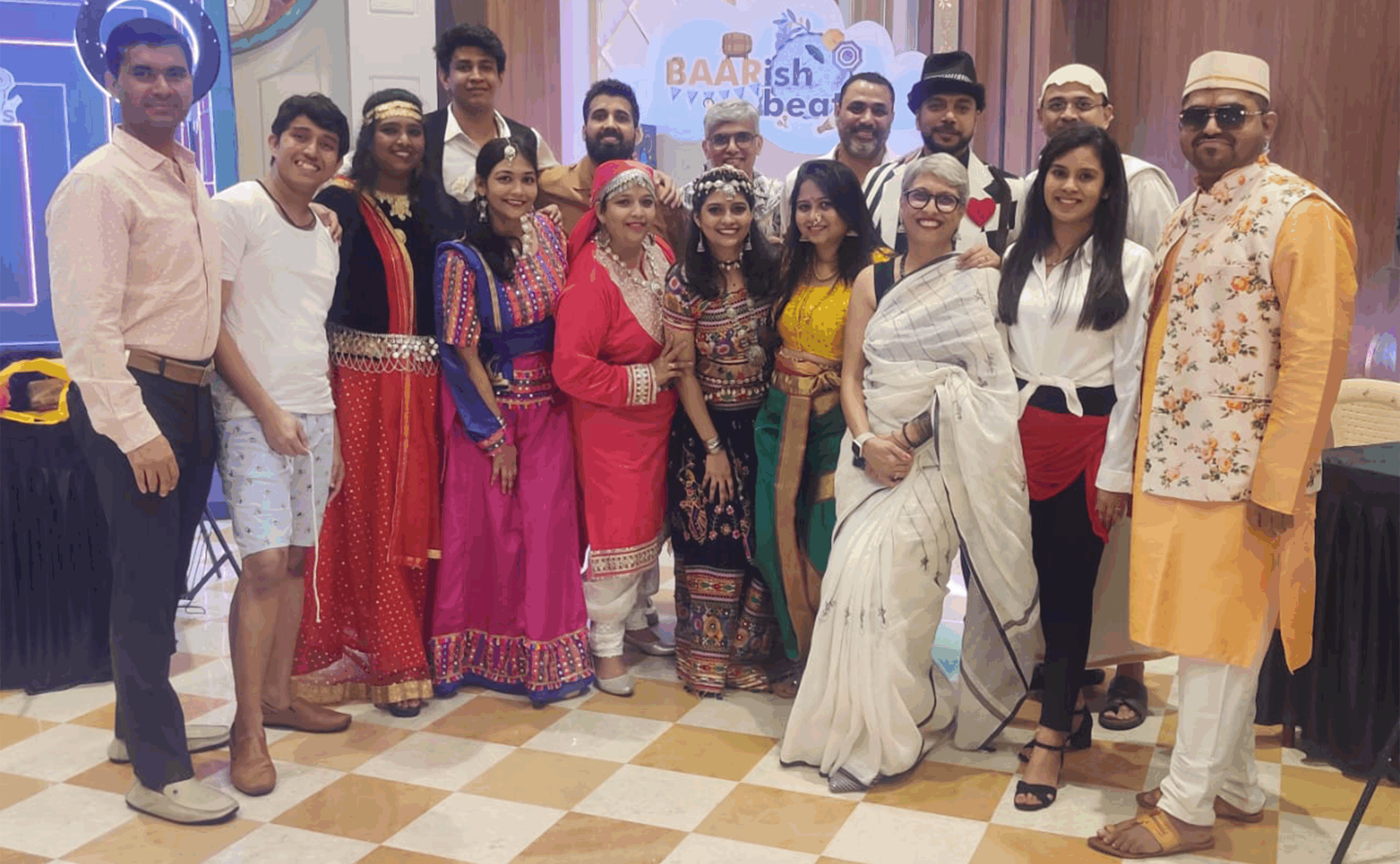 Pooja's last group photo at Baarish Beat. 