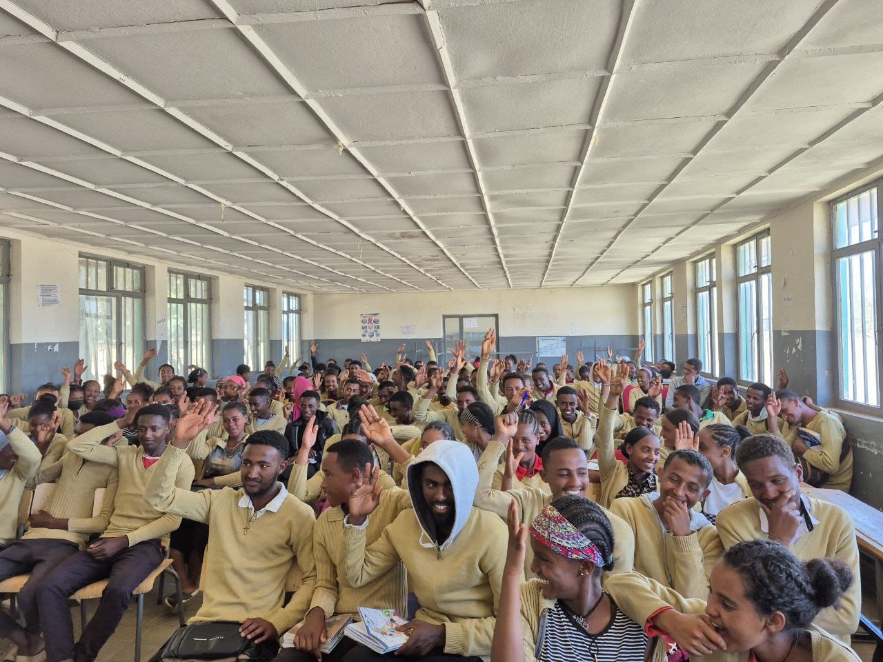 Students at Addis Ababa